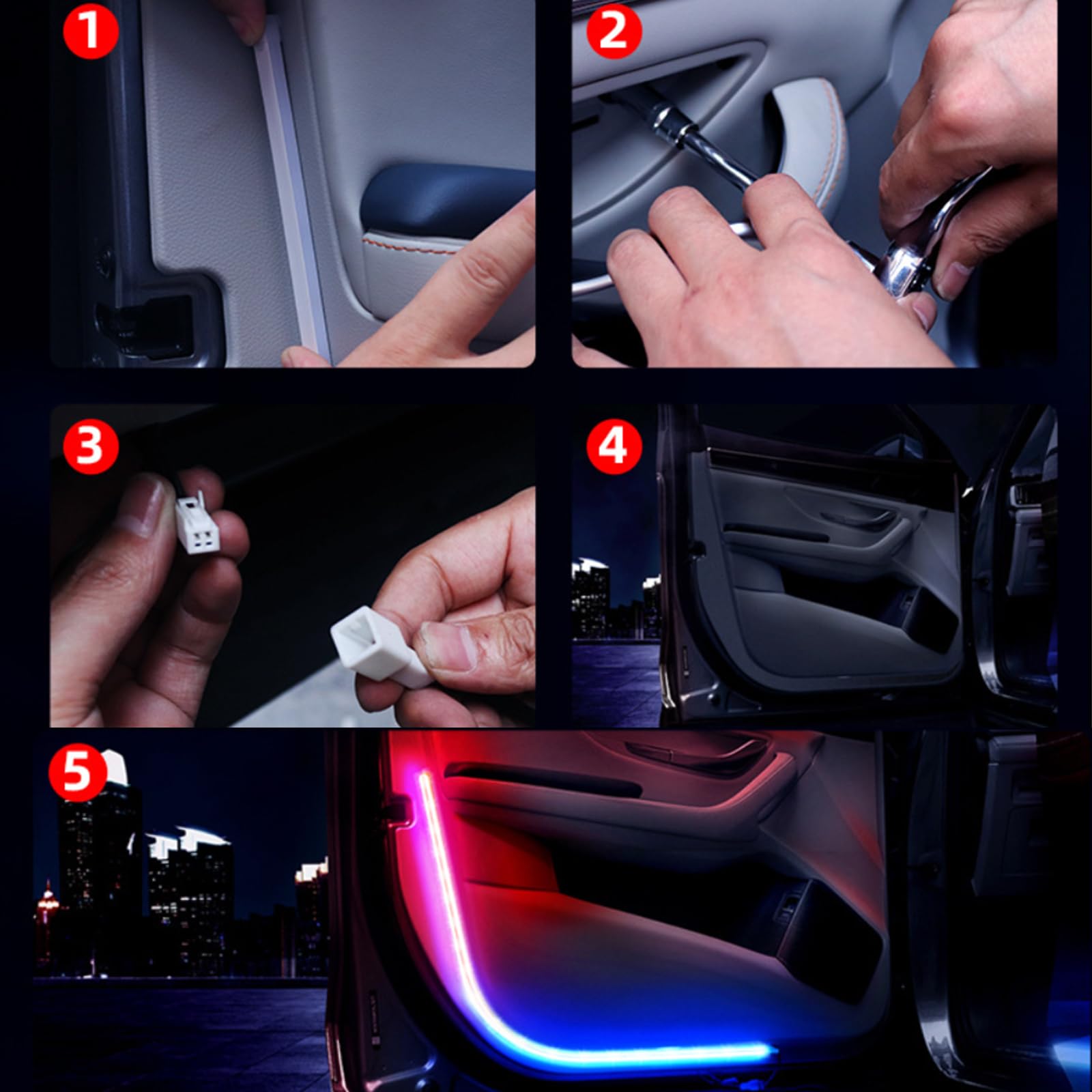 Car Door LED Amnient Light