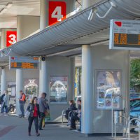 LED amber passenger information displays