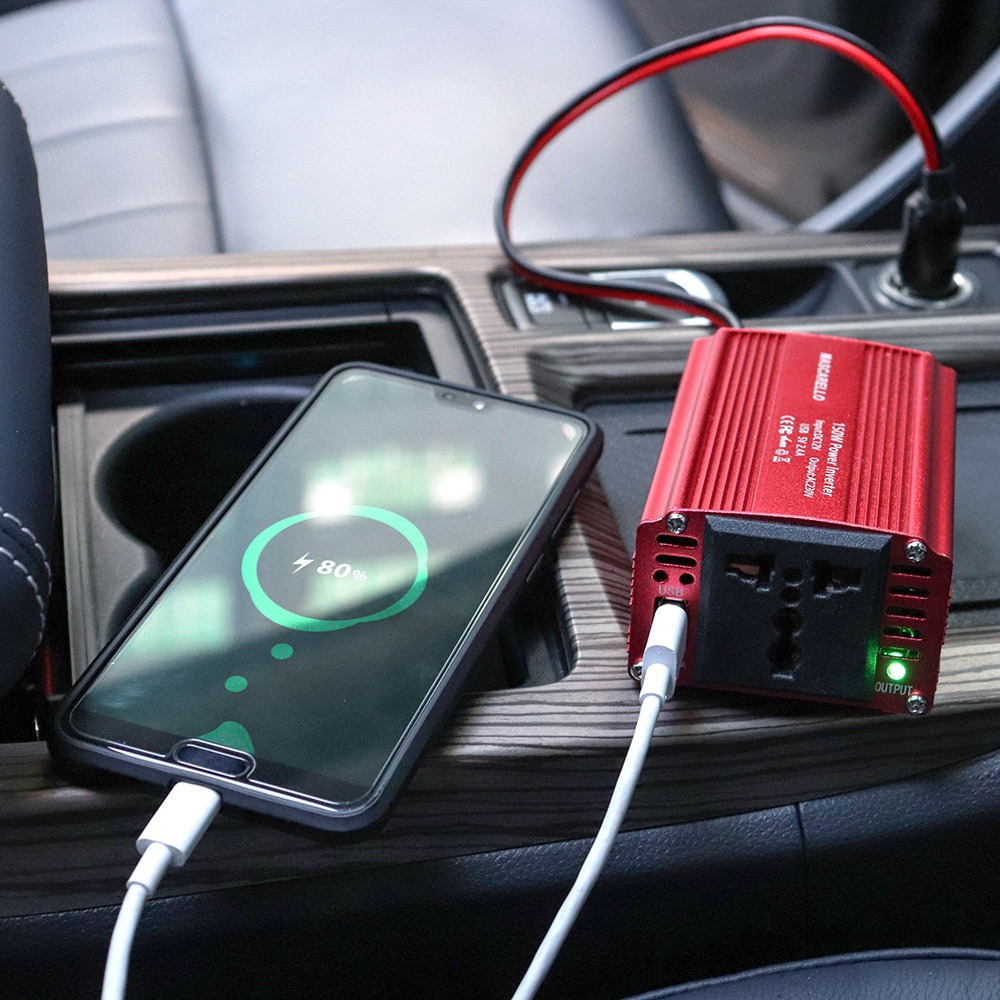 What are the common uses of a car power inverter?(图2)