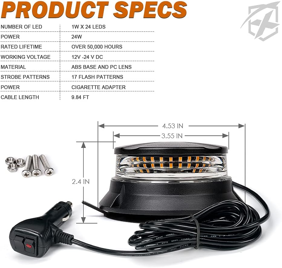 LED Emergency Strobe Lights For Car Truck