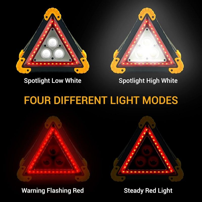 How Long Can an Emergency Triangle Light Last During a Roadside Emergency?(图2)