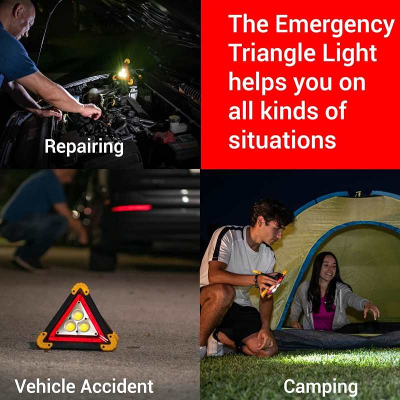 Top 5 Situations Where an LED Triangle Warning Light Can Save Your Life(图1)